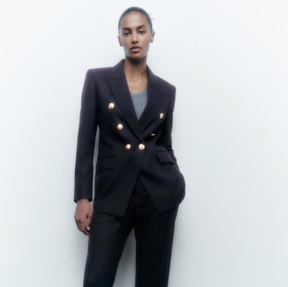 Zara pinstripe blazer - Picture 3 of 7